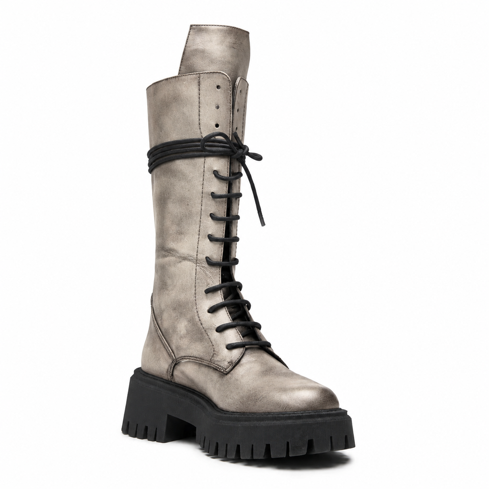 Bolivia MOON GRAY, vista tre quarti anteriore #boots #moongray