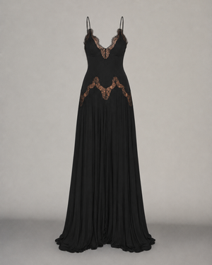Selene Dress Black Onyx, still life #BlackOnyx