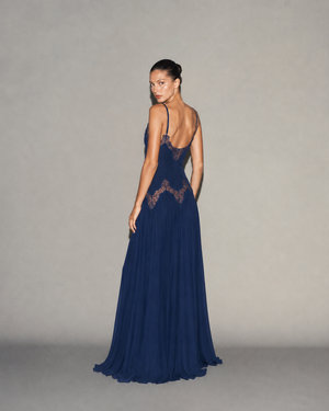 Selene Dress Night Blue, vista posteriore #NightBlue